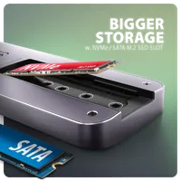 Axagon HMC-6GM2 - Hub USB-C 10Gbps avec HDMI, M.2 et Power Delivery 100W - 4