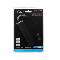 i-tec Advance USB 3.0 Hub 3 Ports + Adaptateur Gigabit Ethernet - 8