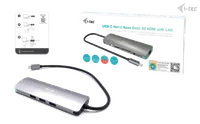 i-tec Metal USB-C Nano Docking Station 4K HDMI LAN + Power Delivery 100 W - 9