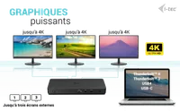 i-tec USB-C Triple Display Docking Station Gen 2 Pro + Power Delivery 100W - 8