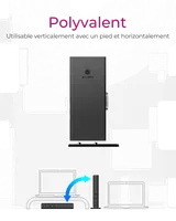 ICY BOX IB-DK2241AC Avec fil USB 3.2 Gen 1 (3.1 Gen 1) Type-A Noir - 3