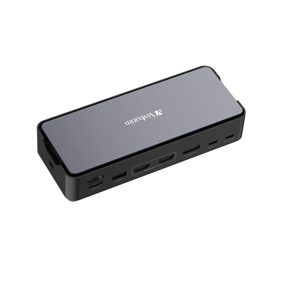 Verbatim CDS-15S Avec fil USB 3.2 Gen 1 (3.1 Gen 1) Type-C Noir, Gris