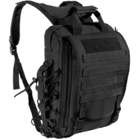 Sac à Dos Bandoulière Polyvalent Noir Molle 30x35x9cm - 2