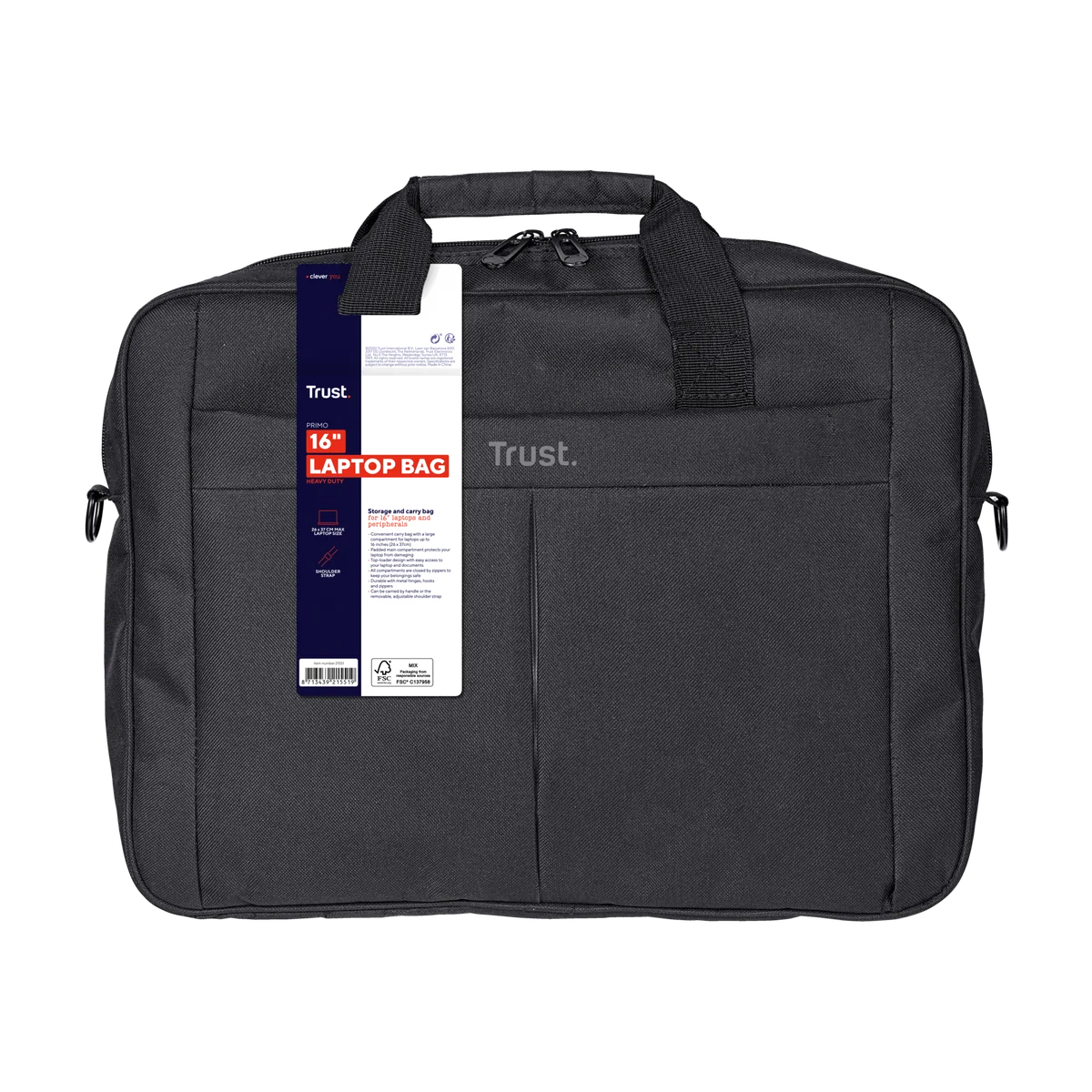 Trust Primo - Sacoche pour ordinateur portable 16 pouces