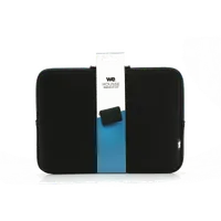 Housse Néoprène Sleeve 12-14" Noire Surpiqûre Bleu Canard