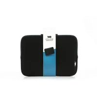 Housse Néoprène Sleeve 12-14" Noire Surpiqûre Bleu Canard - 3