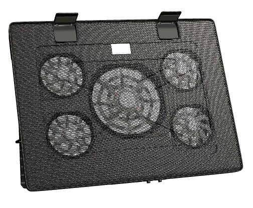 Mars Gaming MNBC2 système de refroidissement pour ordinateurs portables 43,9 cm (17.3") 2000 tr/min Noir