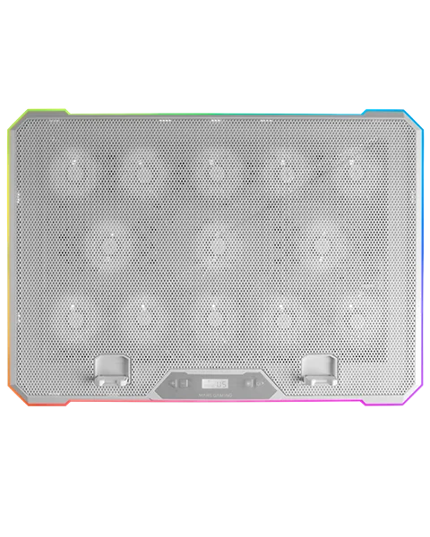 Mars Gaming MNBC13W système de refroidissement pour ordinateurs portables 43,2 cm (17") Blanc