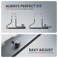 Axagon STND-VG - Support Vertical Réglable pour Ordinateur Portable - 4