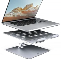 Axagon STND-LQ Support de livres Support pour ordinateur portable et tablette Gris 43,9 cm (17.3") - 2