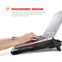 Refroidisseur pour Ordinateur Portable Havit HV-F2076 avec 4 Ventilateurs Silencieux et Rétroéclairage RGB