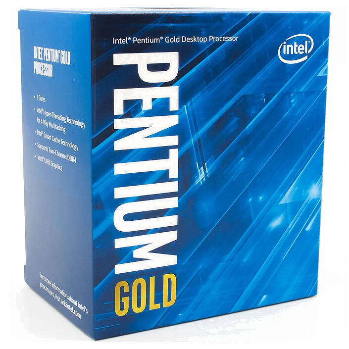 Processeur Intel Pentium Gold G6400 - 4.0 GHz, 2 Coeurs, Socket 1200