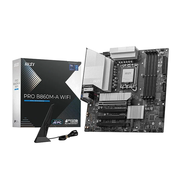 Carte Mère ASRock B860M-X WiFi Micro ATX - Socket LGA 1851 - DDR5 - WiFi 6