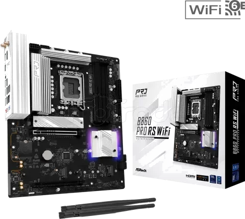 Carte Mère ASRock B860M Pro Race Sport WiFi - Micro ATX, Intel LGA 1851, DDR5