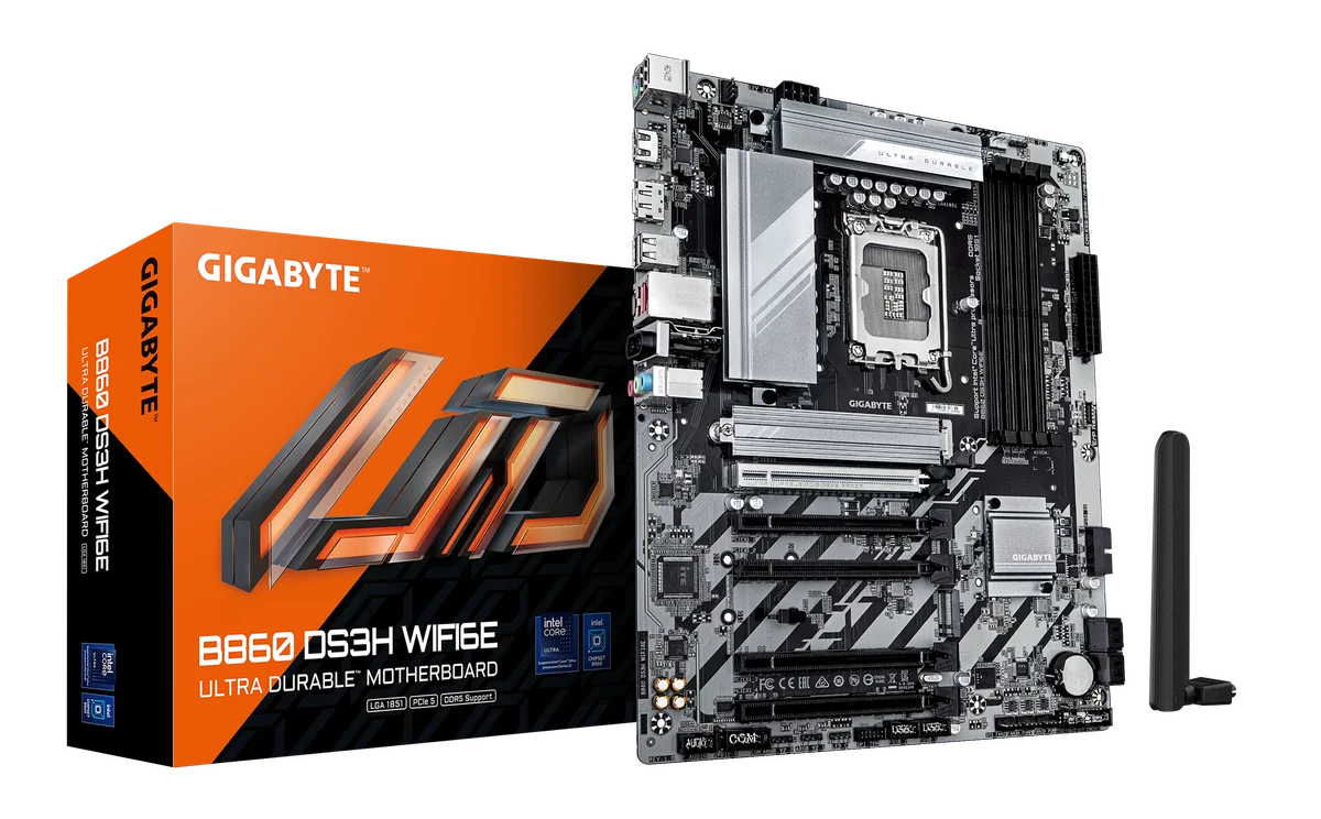 GIGABYTE B860 DS3H WIFI6E - Carte mère ATX Intel B860 DDR5