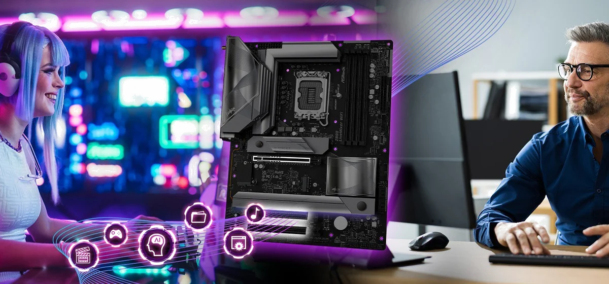 Carte Mère ASRock Z890 LiveMixer WiFi - Socket LGA 1851, DDR5, PCIe 5.0