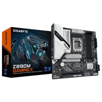 GIGABYTE Carte mère Z890M GAMING X - Prend en charge les processeurs Intel Core Ultra (Série 2), VRM à 8+1+2 phases, jusqu'à 8800MHz DDR5 (OC), 1xPCIe 5.0 + 2xPCIe 4.0, LAN 2.5GbE, USB 3.2 Gen 1