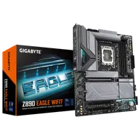GIGABYTE Carte mère Z890 EAGLE WIFI7 - Prend en charge les processeurs Intel Core Ultra (Série 2), VRM à 14+1+2 phases, jusqu'à 8800MHz DDR5 (OC), 1xPCIe 5.0 + 3xPCIe 4.0, Wi-Fi 7, LAN 2.5GbE, USB 4