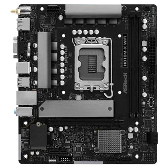 Carte Mère ASRock H810M-X WiFi Micro ATX - Socket LGA 1851