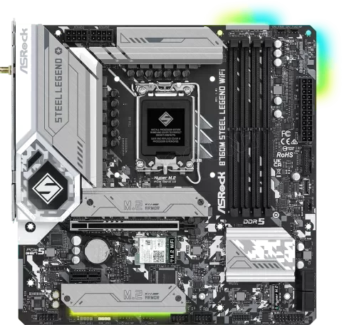 Carte Mère ASRock B760M Steel Legend WiFi DDR5 Micro ATX - LGA 1700