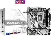 Carte Mère ASRock H610M-HDV/M.2+ D5 Micro ATX - Socket LGA 1700 DDR5 - 2
