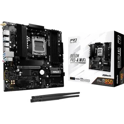 Carte Mère ASRock B850M Pro Race Sport Micro ATX - Socket AM5, DDR5, PCIe 5.0