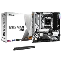 Carte Mère ASRock B850M Pro RS WiFi - Micro ATX, AMD AM5, DDR5, WiFi 6E - 2