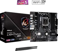 Carte Mère ASRock B650M Phantom Gaming Lightning - Micro ATX, AM5, DDR5 - 4