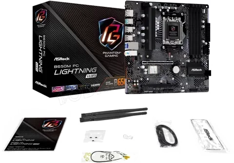 Carte Mère ASRock B650 Phantom Gaming Lightning - Socket AM5 DDR5