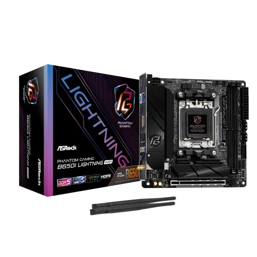 Carte Mère ASRock B650I Phantom Gaming Lightning WiFi (AM5) Mini ITX