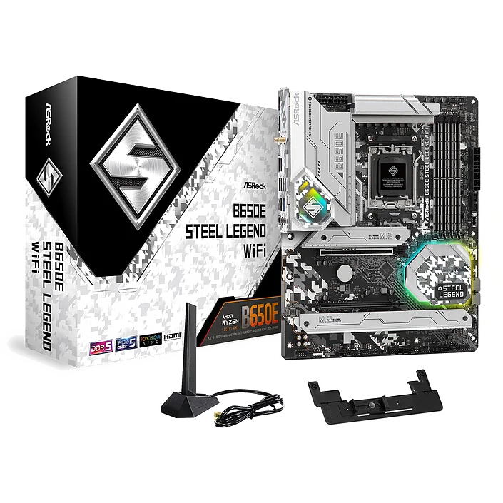 Carte Mère ASRock B650 Steel Legend WiFi ATX - Socket AMD AM5