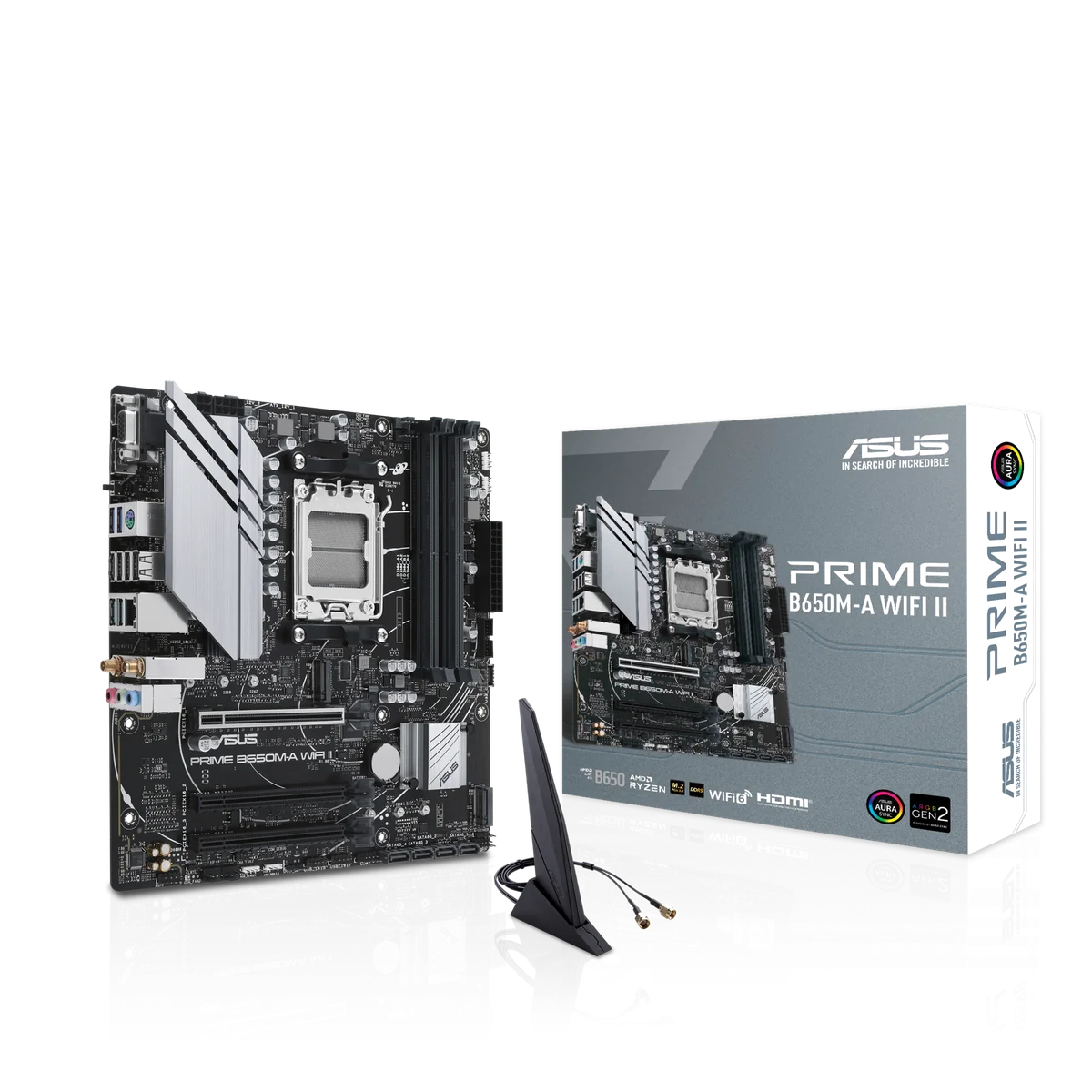 ASUS PRIME B650M-A WIFI II AMD B650 Emplacement AM5 micro ATX