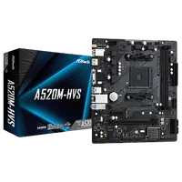 Carte Mère ASRock A520M-HVS - Micro ATX, Socket AM4, DDR4, M.2 - 3