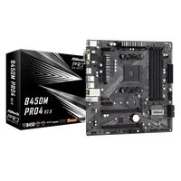 Carte Mère ASRock B450M Pro4 R2.0 - Socket AM4, Micro-ATX - 3