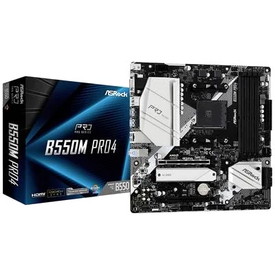 Carte Mère ASRock B550M Pro4 Micro ATX - Socket AM4