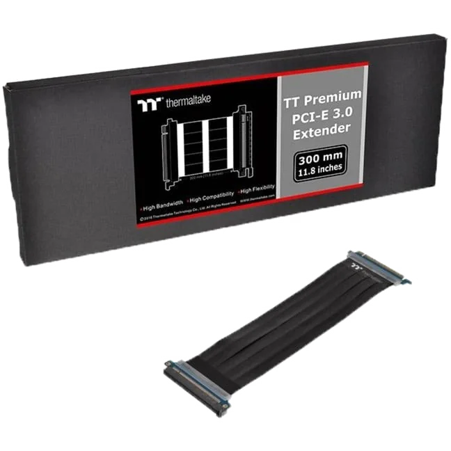 Riser PCIe 3.0 16X Thermaltake TT Premium 30cm Noir