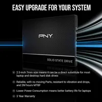 Disque SSD Interne PNY CS900 2To 2.5" SATA III - Performance et Fiabilité