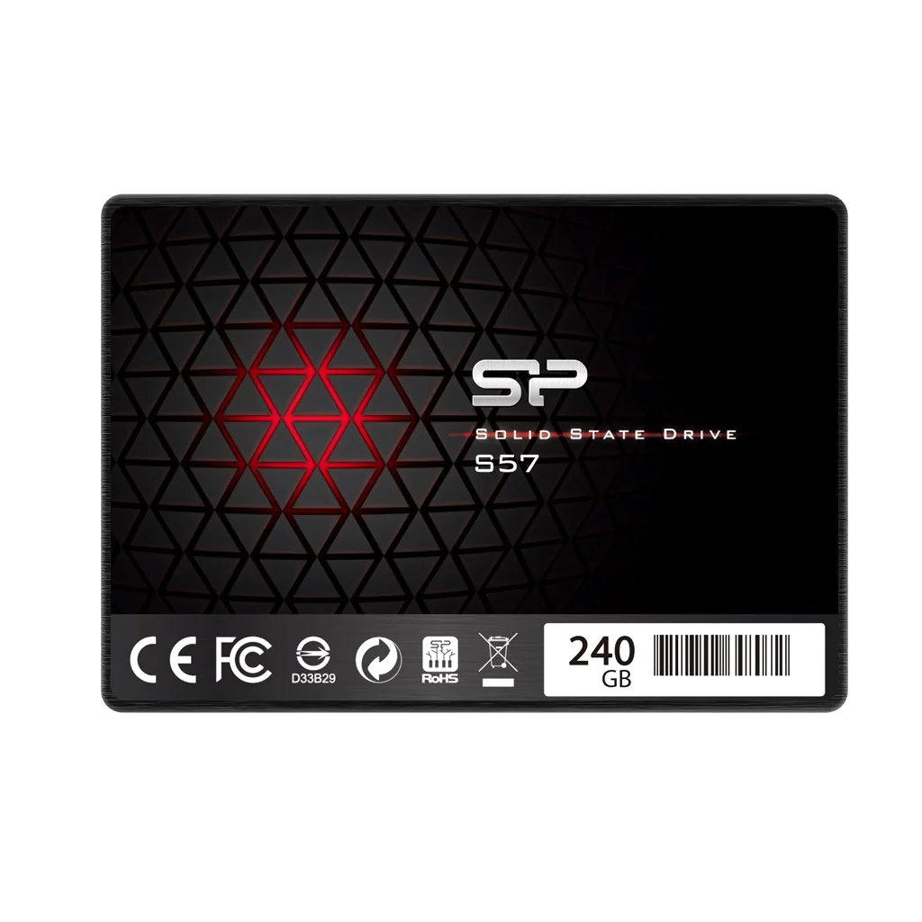 SSD Silicon Power Slim S55 240Go - SATA III 2.5" - Noir