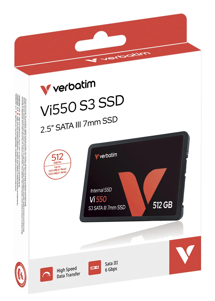 Verbatim Vi550 S3 SSD 512GB