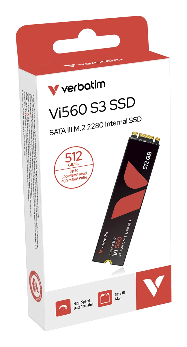 Verbatim SSD Vi560 S3 M.2 512 Go