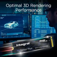 Integral INSSD500GM280NM3P - SSD 500 Go M.2 NVMe PCIe 4.0 - 5
