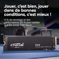 SSD Crucial P310 2 To M.2 NVMe PCIe 4.0 - Haute Performance - 2