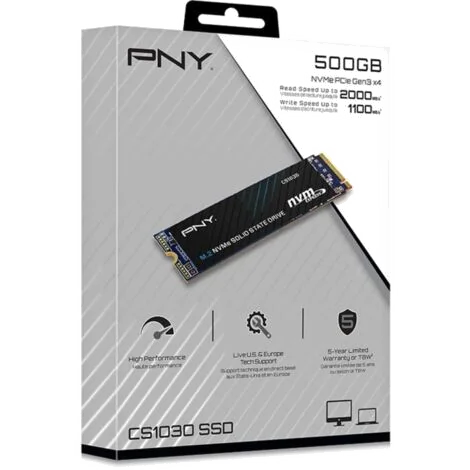SSD PNY CS1030 1To NVMe M.2 PCIe Gen3 - Haute Performance et Fiabilité