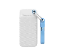 Verbatim Pocket SSD 1 To USB Type-C 3.2 Gen 2 (3.1 Gen 2) Bleu, Blanc