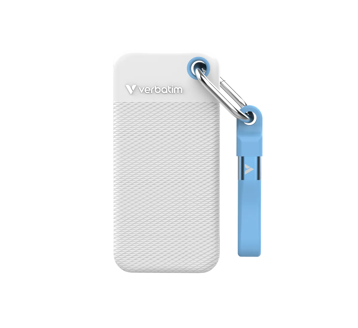 Verbatim Pocket SSD 1 To USB Type-C 3.2 Gen 2 (3.1 Gen 2) Bleu, Blanc