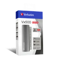 Verbatim Vx500 2 To USB Type-C 3.2 Gen 2 (3.1 Gen 2) Argent - 2