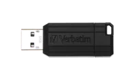 Verbatim Micro-clé USBPinStripe de 32 Go - noire