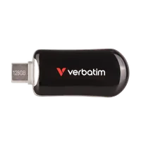 Verbatim 30225 lecteur USB flash 128 Go USB Type-C 3.2 Gen 1 (3.1 Gen 1) Noir
