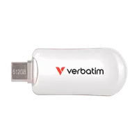 Verbatim 30231 lecteur USB flash 512 Go USB Type-C 3.2 Gen 1 (3.1 Gen 1) Blanc