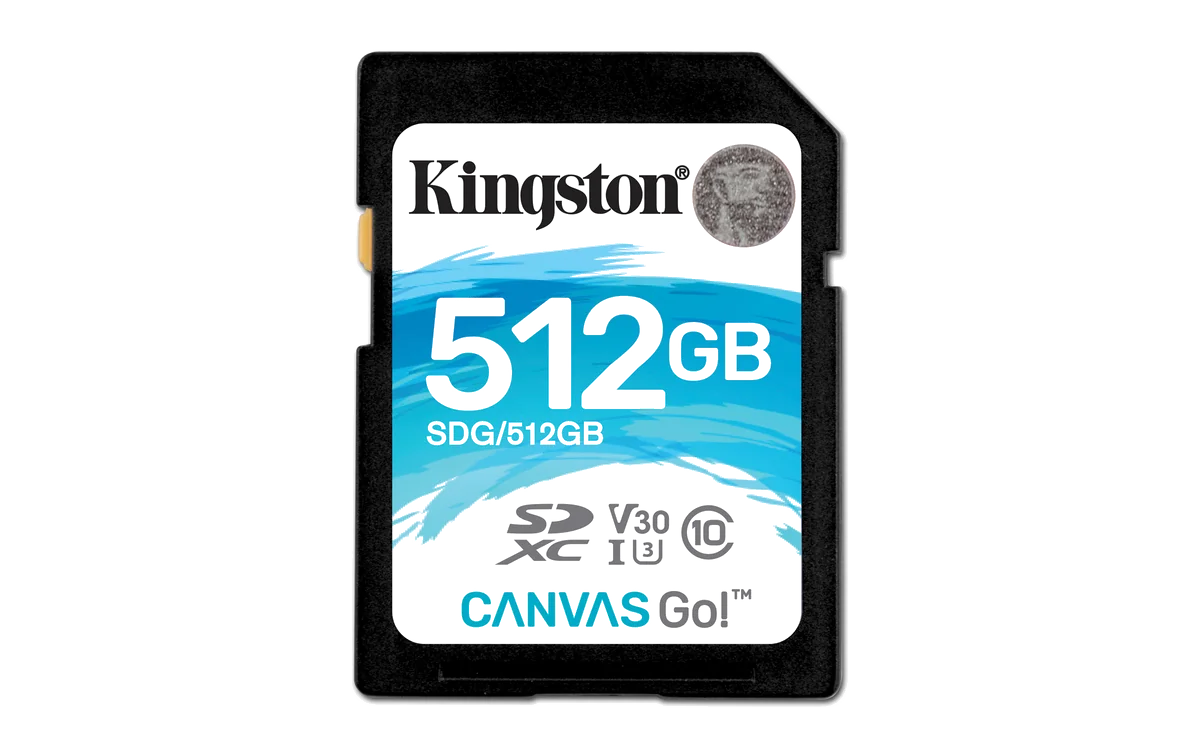 Kingston Technology Canvas Go! 512 Go SDXC UHS-I Classe 10